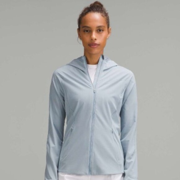 NWT Lululemon Mist Over Windbreaker (Color: Concrete Blue) - Picture 1 of 14